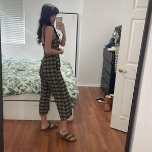 ❌DONATED❌ MOVING SALE Plaid Faithfull Jumpsuit